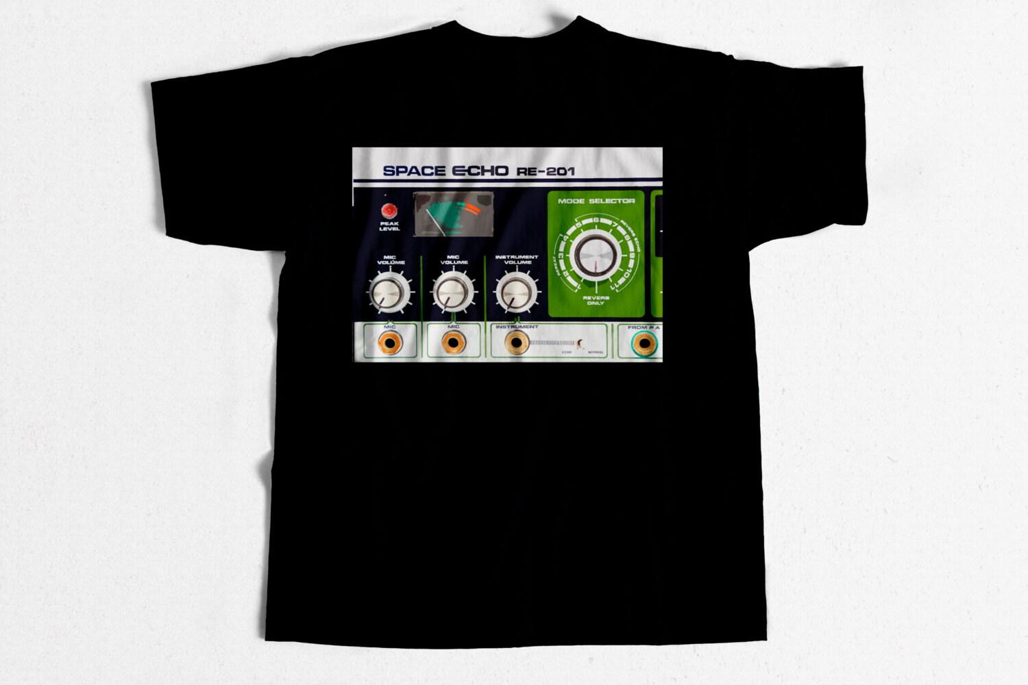 Vintage Guitar Pedal T-shirt Space Echo 