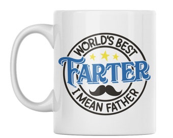 Día del Padre, Regalo, Mejor Farter del Mundo, Taza, Regalo de Novedad, Regalo de papá