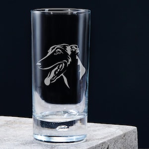 Greyhound, 13oz, Highball, Glass, Dog Gift, Hound Gift,
