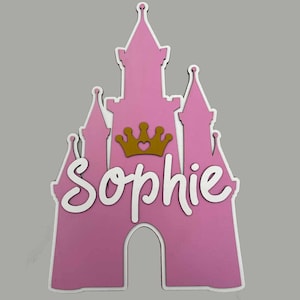 Personalizzato, Principessa, Camera da letto, Cartello porta, Regalo per ragazze, Regalo di compleanno,