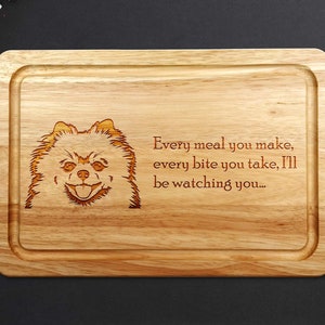 Pomeranian Board 30cm x 20cm