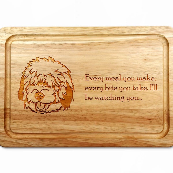 Old English Sheepdog Board 30cm x 20cm