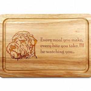 Wheaten Terrier Board 30cm x 20cm