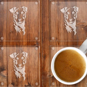 Juego de 4 posavasos de vidrio Patterdale