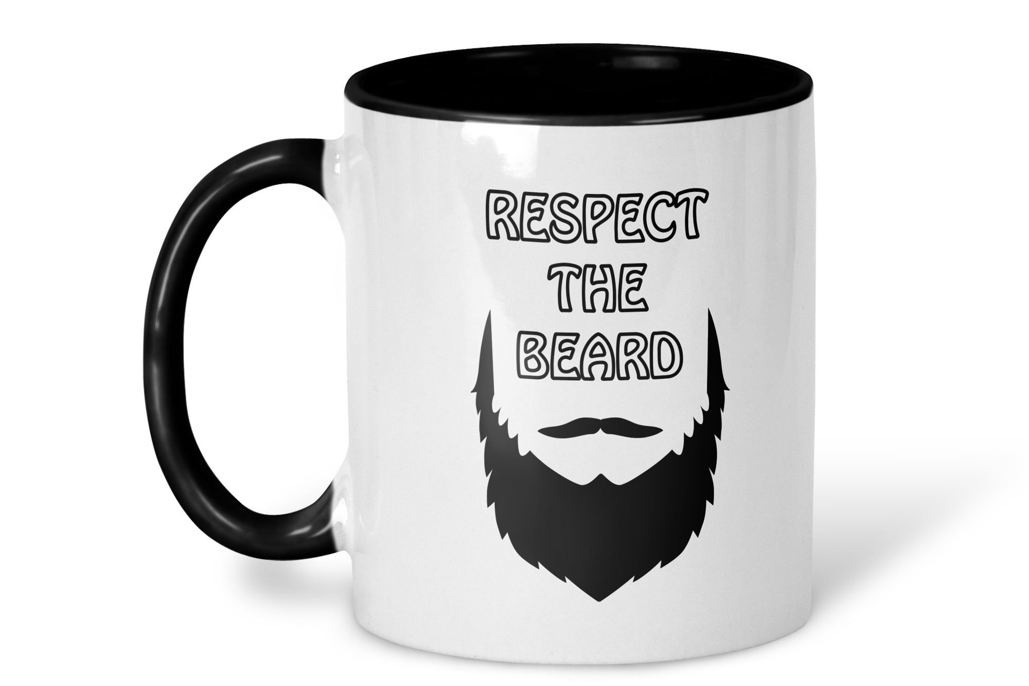 Respeta la barba, Taza, Regalo del Día del Padre, Regalo de novedad, Papá presente