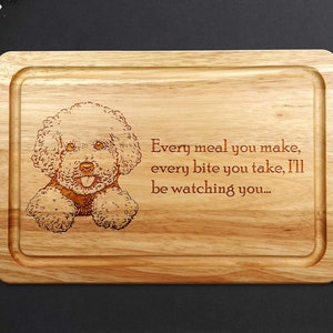 Bichon Frise Board 30cm x 20cm