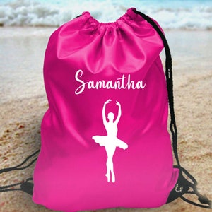 Back to School PE Bags, Personalised, Ballerina , Sports Bag
