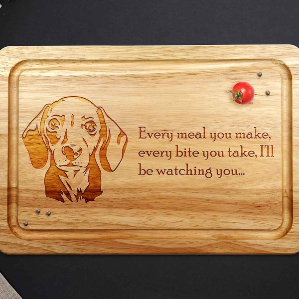 Dachshund Wooden Chopping Board