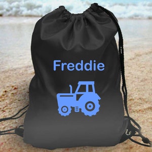 Back to School PE Bags, Personalised, Tractor , Sports Bag