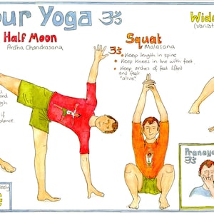 Your Yoga Chart by Liz Cook Charts