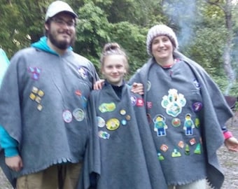 Personalised camp blanket/poncho