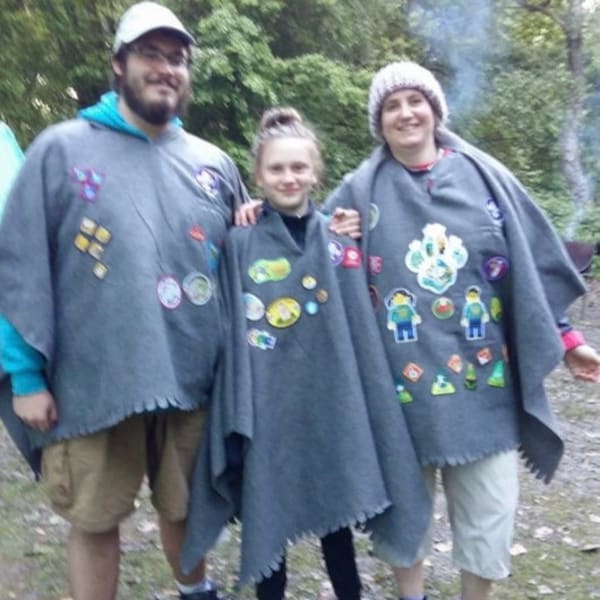 Personalised camp blanket/poncho