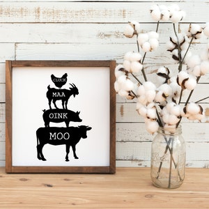 Size : 21x30 cm No Frame Franz/ösisch Country Farmhouse Retro Wall Art Bild Leinwand-Malerei Drucke No Frame Farm Gefl/ügel Kuh Schwein Huhn Vintage Poster K/üchen-Dekor