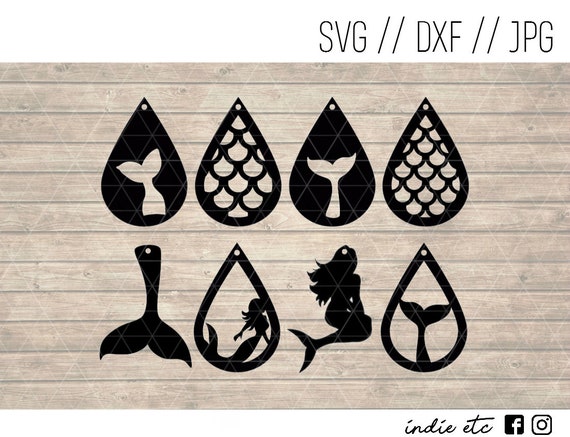 Free Free 289 Mermaid Earring Svg SVG PNG EPS DXF File