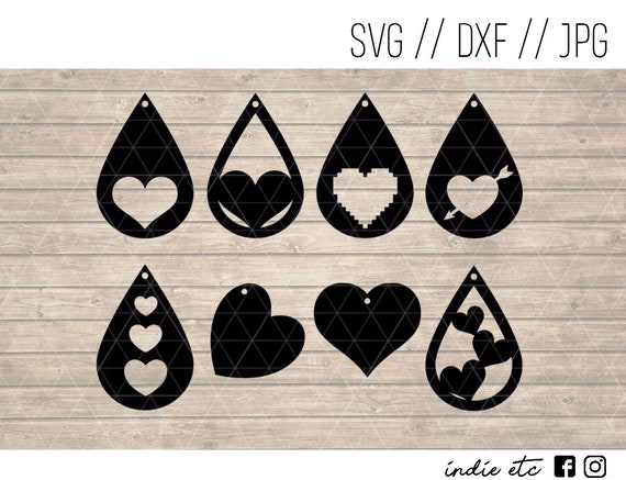 Free Free Heart Earring Svg 80 SVG PNG EPS DXF File