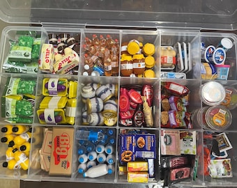 Mini Brands Fill the Fridge Items