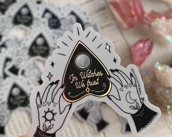 WSW BUNDLE Print and sticker Witches Supporting Witches feminist witch sticker holographic witch stickerwitchy print