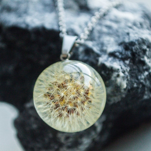 Dandelion Lion Pendant Necklace, with a Ball Chain Lion Jewelry ,Lion Necklace Dandelion Lion Pendant Necklace, with a Ball Chain Lion Jewelry ,Lion Necklace