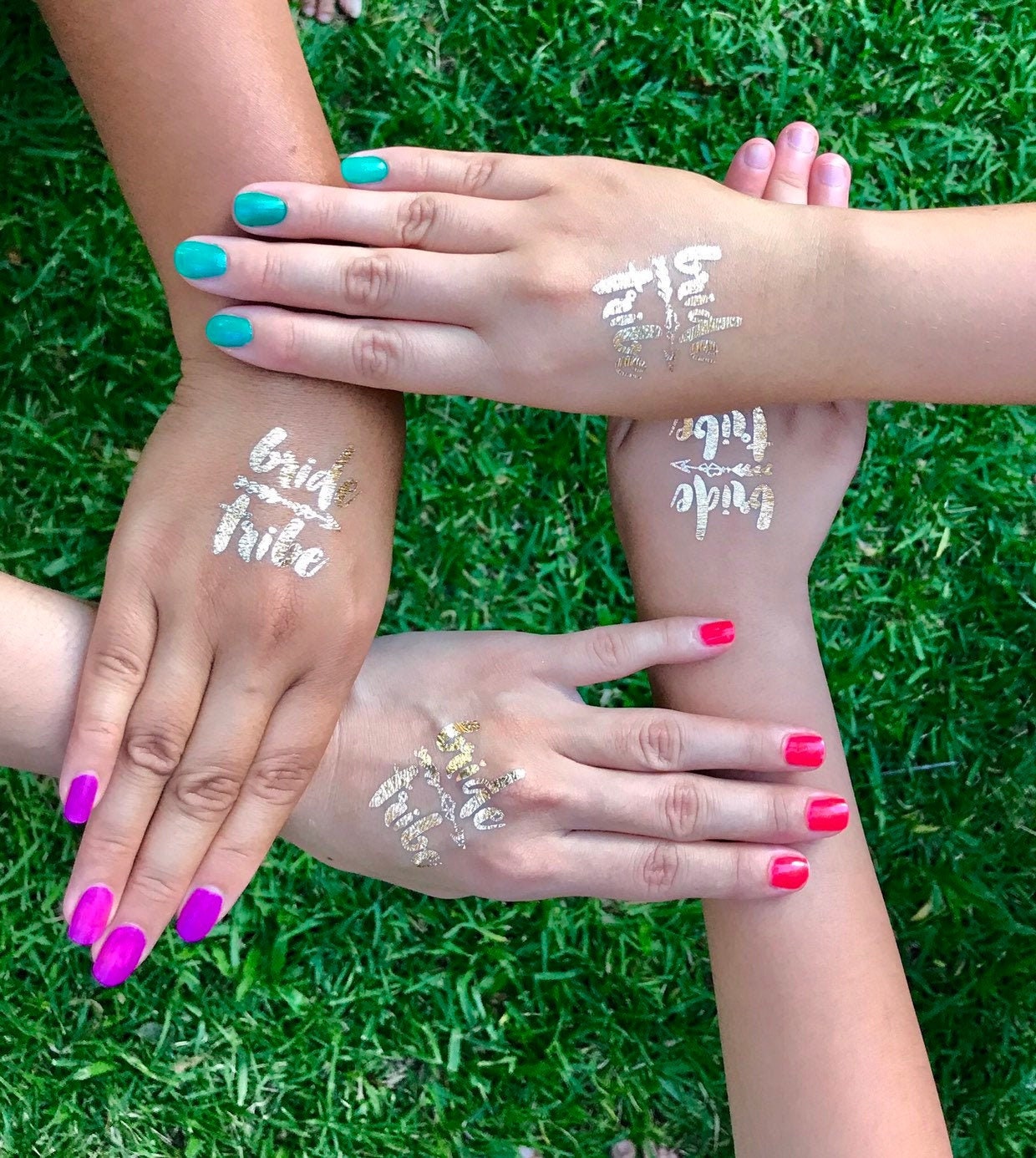 Gold Bridal Tattoos Bride Tribe Tattoos Bachelorette Party - Etsy Gold Bridal Tattoos Bride Tribe Tattoos Bachelorette Party - Etsy