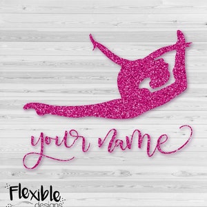 Personalized Ring Leap Iron-On Transfer - Heat Transfer Vinyl Decal, Rhythmic Gymnastics, Artistic Gymnastics, Dance