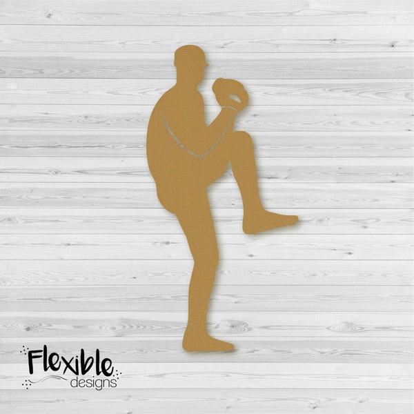 Baseball Pitcher Iron-On Transfer - Heat Transfer Vinyl Decal, Team Spirit Wear, Parent Shirts