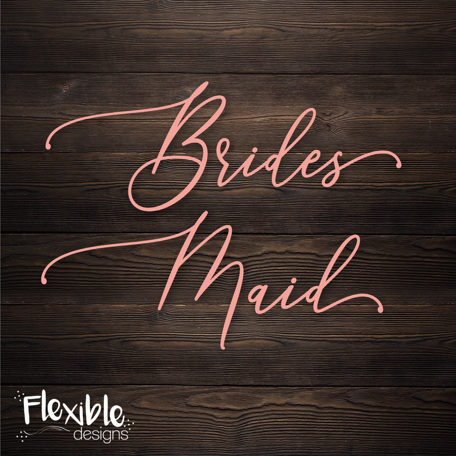 Bridesmaid Ironon Transfer Heat Transfer Vinyl Decal Etsy