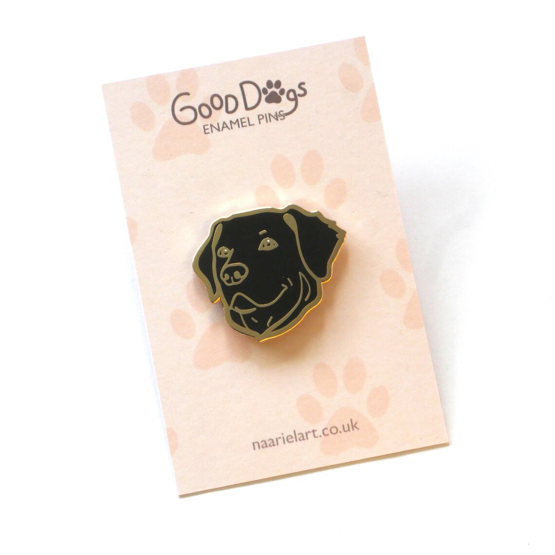 Black Labrador Enamel Pin / Hard Enamel Good Dogs Gift Etsy