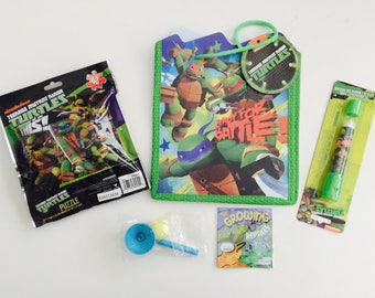 8x Ninja Turtles Goody Bags, Toys Included