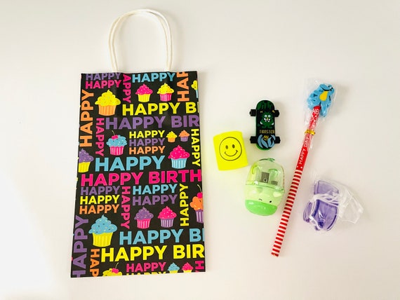 8x Pack Happy Birthday Goody Bags Pre Made &amp; Filled With | Etsy