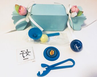 Pre-Made Candy Box Goody Bags, Filled Party Favors, 8-Pack