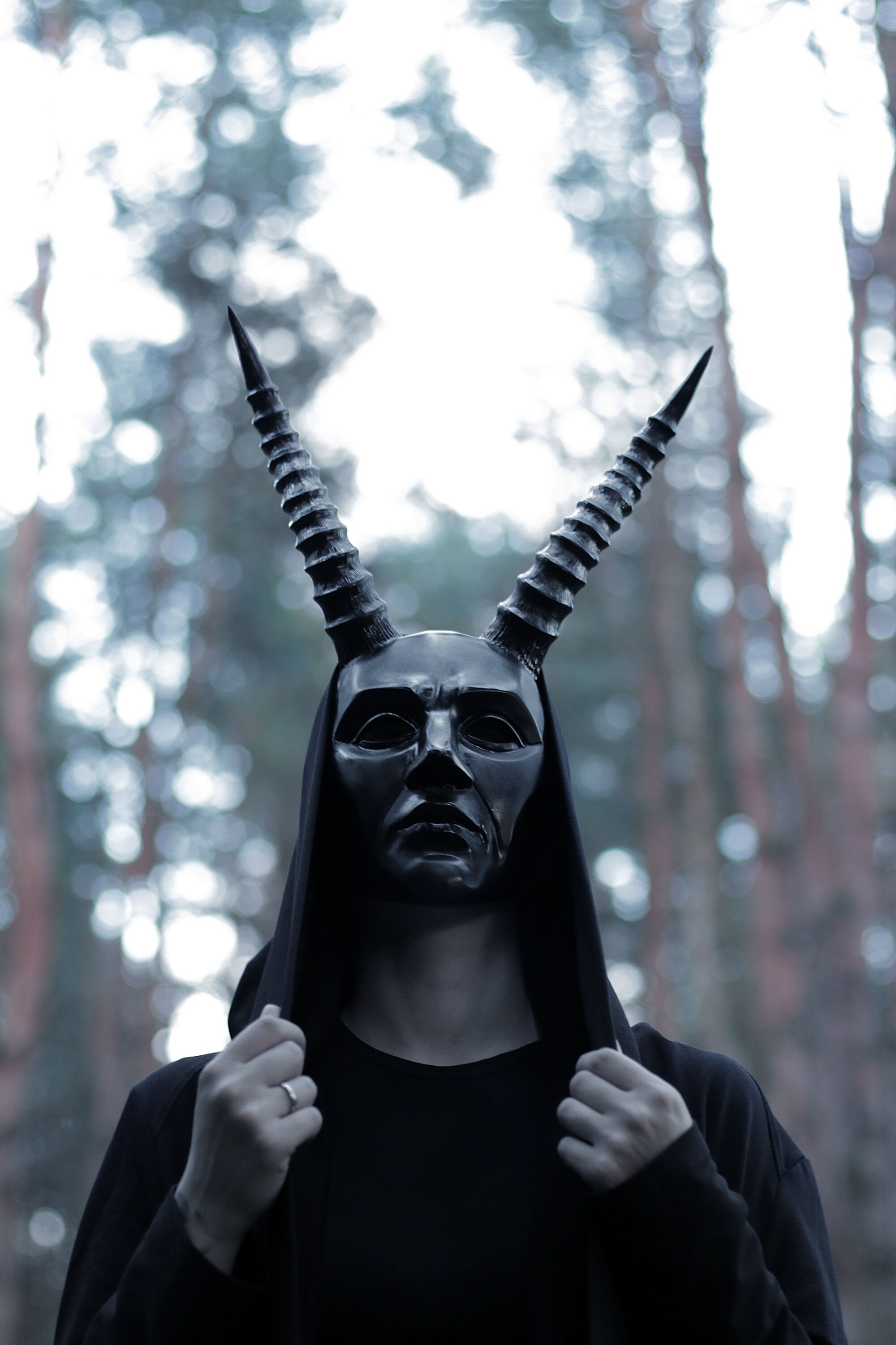 Krampus. Demon Mask. Lucifer. Satanic mask. Devil mask. Mask Etsy