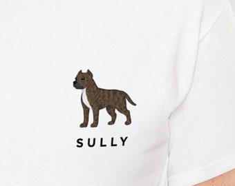Personalized American Pit Bull Terrier T-shirt, Custom Pitbull T-shirt, Pitbull Lover, Pitbull Owner Gifts, Pitbull Gifts, Pitbull Mom
