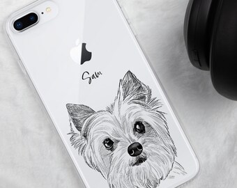 Custom Pet Phone Case, Pet Portrait iPhone Case, Custom Dog Phone Case, Custom Cat Phone Case, Personalized Dog Phone Case, Pet iPhone Case
