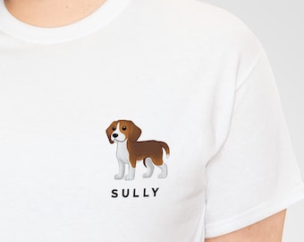 Custom Beagle T-Shirt, Personalized Beagle Gift, Beagle Shirt with Name, Beagle Lover, Beagle Owner, Beagle Mom, Beagle Dad