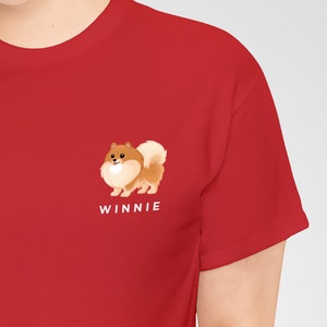 Custom Pomeranian T-Shirt, Personalized Pom Gift, Pomeranian Shirt, Pomeranian Lover, Pomeranian Mom Dad, Pomeranian Decor image 10