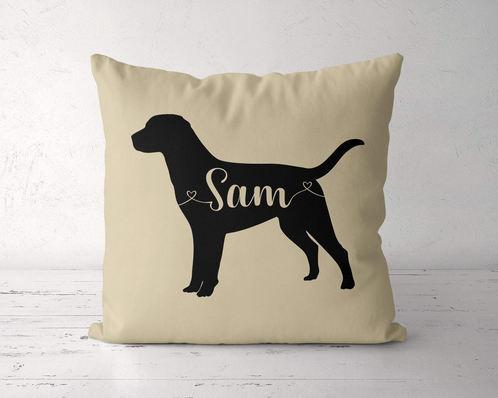 yellow lab pillow