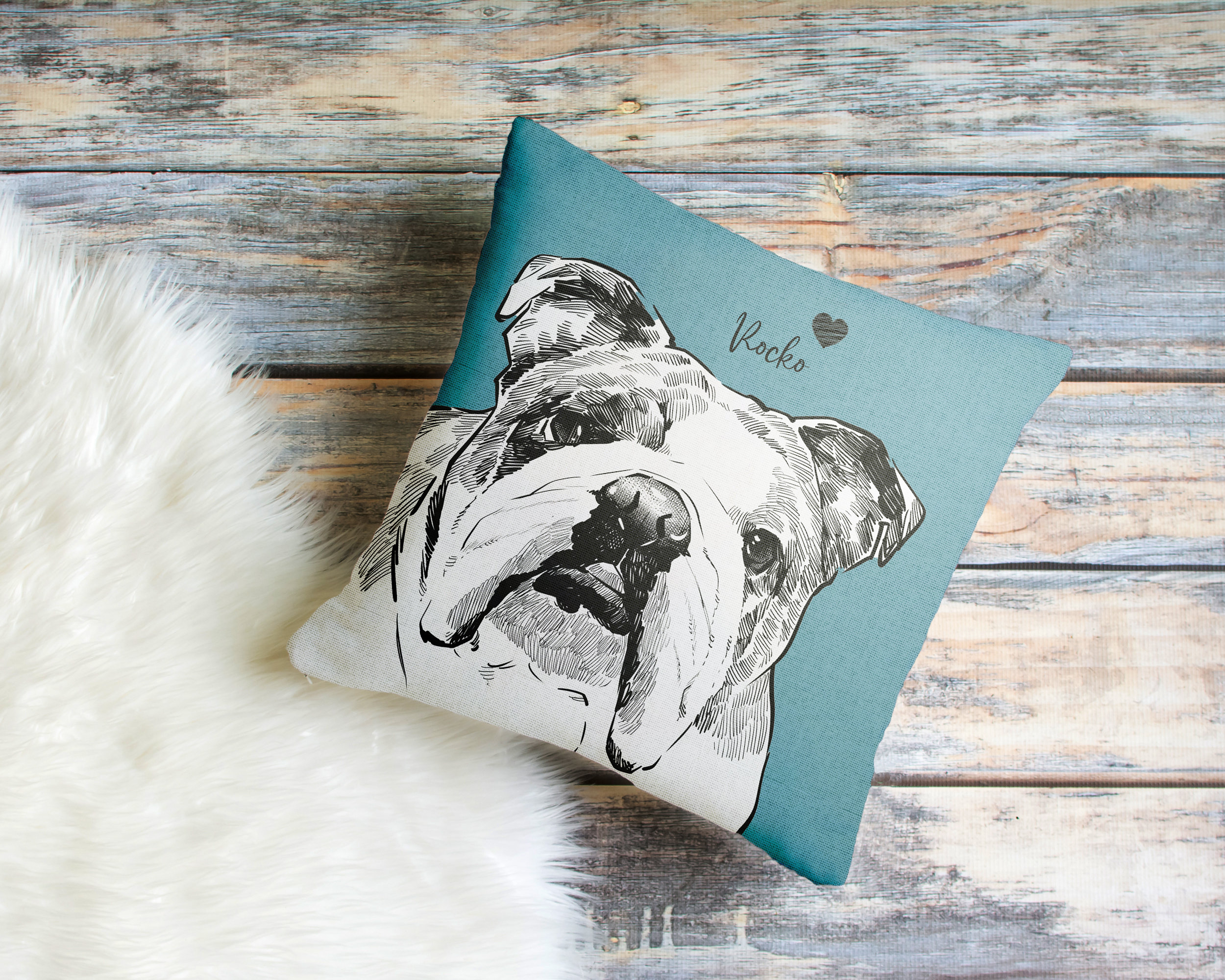 18x18 Pillow - Personalized Pet Pillow, Custom Pillows with Picture, H -  Pawfect House ™