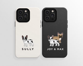 Custom French Bulldog Phone Case, Personalized French Bulldog Iphone Case, Frenchie Mom Gift, French Bulldog Gift, Frenchie Mom Gift