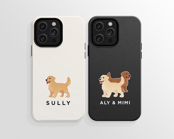 Golden Retriever Phone Case Wallet - Cream Golden Retriever Phone Case Wallet - Cream