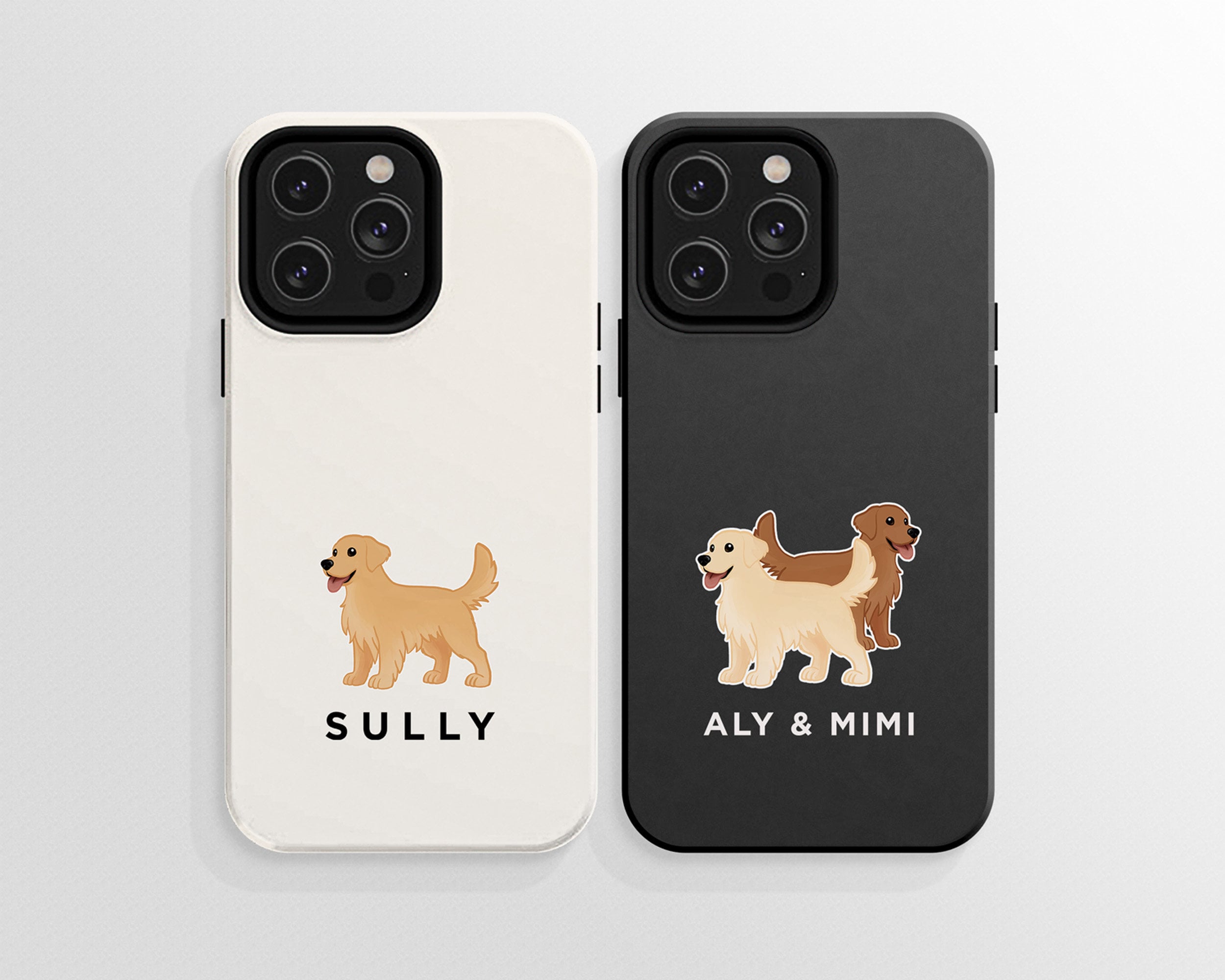 Golden Retriever Phone Case Wallet - Cream Golden Retriever Phone Case Wallet - Cream