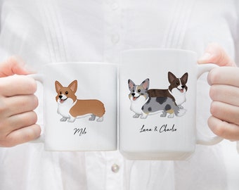 Custom Corgi Mug, Personalized Corgi Gift, Corgi, Corgi Owner Gift, Corgi Mom Dad, Pembroke Cardigan Welsh Corgi, Corgi Gift, Corgi Lover