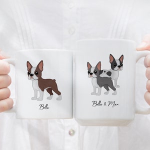 Boston Terrier Mug, Personalized Boston Terrier Gift, Boston Terrier, Boston Terrier Mom Dad, Boston Terrier Gift, Boston Terrier Lover