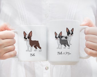 Boston Terrier Mug, Personalized Boston Terrier Gift, Boston Terrier, Boston Terrier Mom Dad, Boston Terrier Gift, Boston Terrier Lover