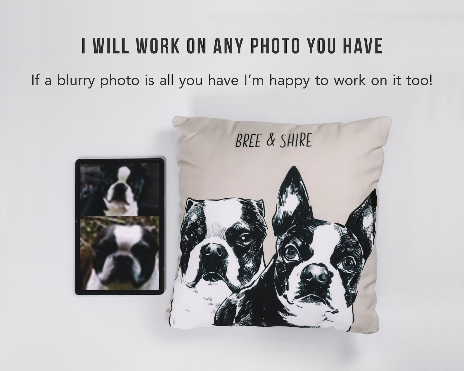 Custom Dog Pillow Personalized Dog Pillow Custom Pet Pillow Etsy