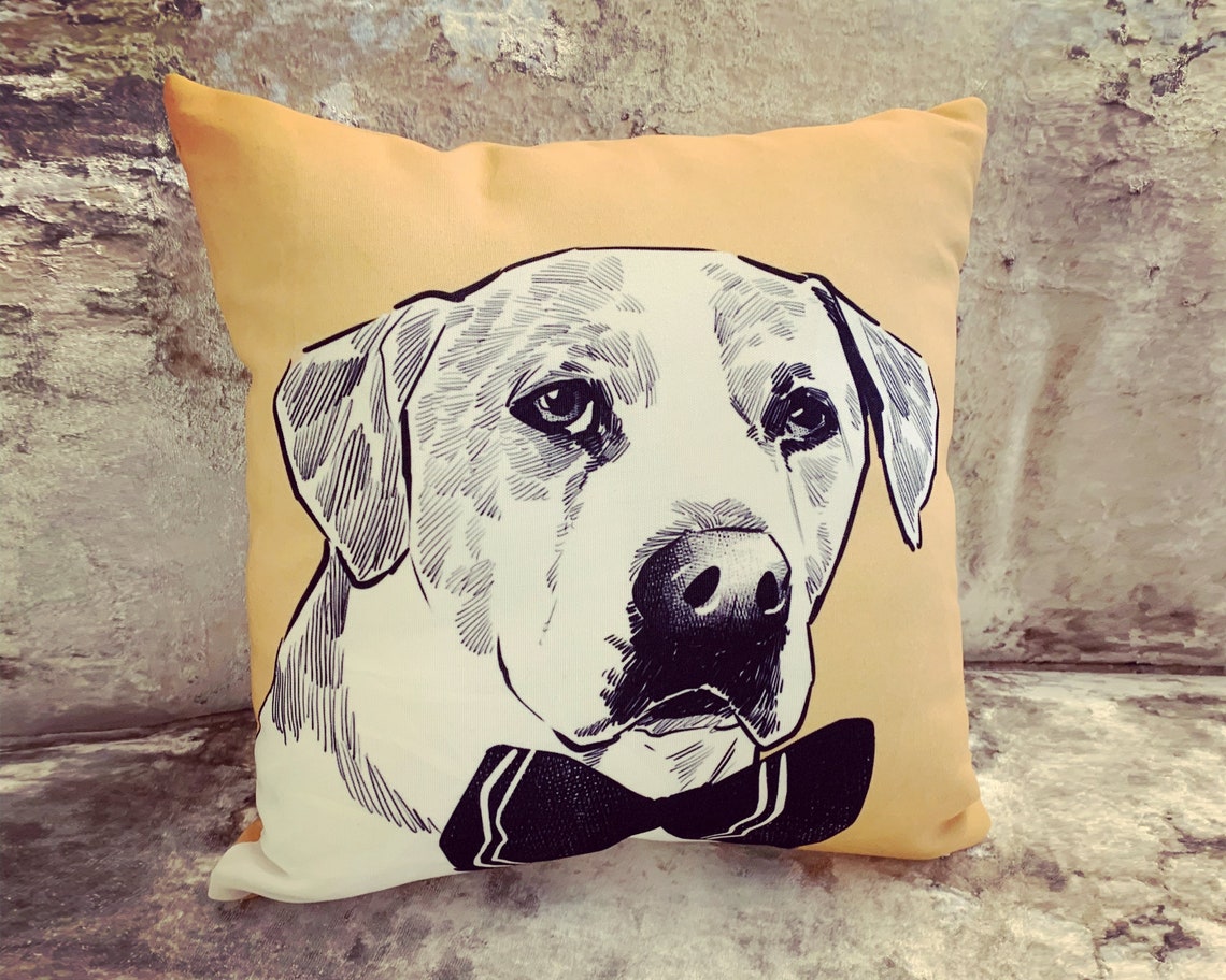Custom Dog Pillow Personalized Dog Pillow Custom Pet Pillow Etsy