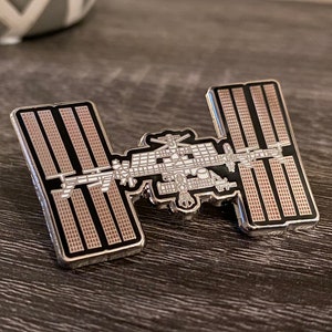 International Space Station (ISS) Enamel Pin