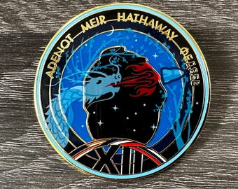 Épinglette NASA Crew-12 USCV-12 Mission Patch en émail dur