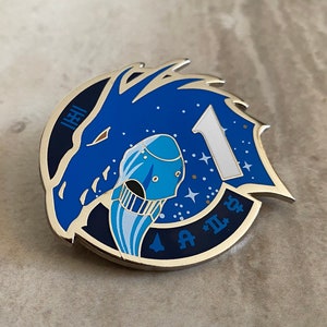 NASA Crew-1 Mission Patch Hard Enamel Pin