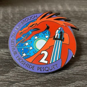 NASA Crew-2 USCV-2 Mission Patch Hard Enamel Pin