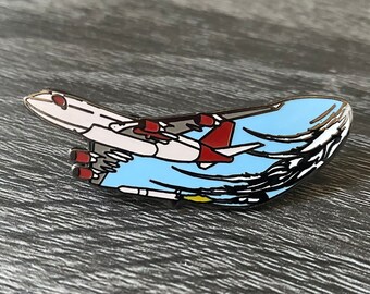ランチャー付き宇宙少女 ロケット エナメルピン